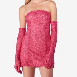 NWOT Miscreants Cupid Mini w/ gloves (pink lace) • MSRP $350 • US 6
